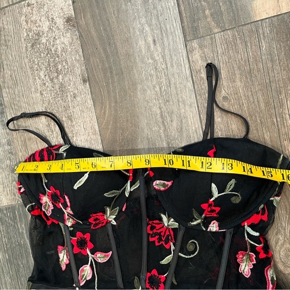 Windsor Katherine embroidered tulle ball gown Prom Corset Bustier Floral 11/12 - Picture 11 of 14